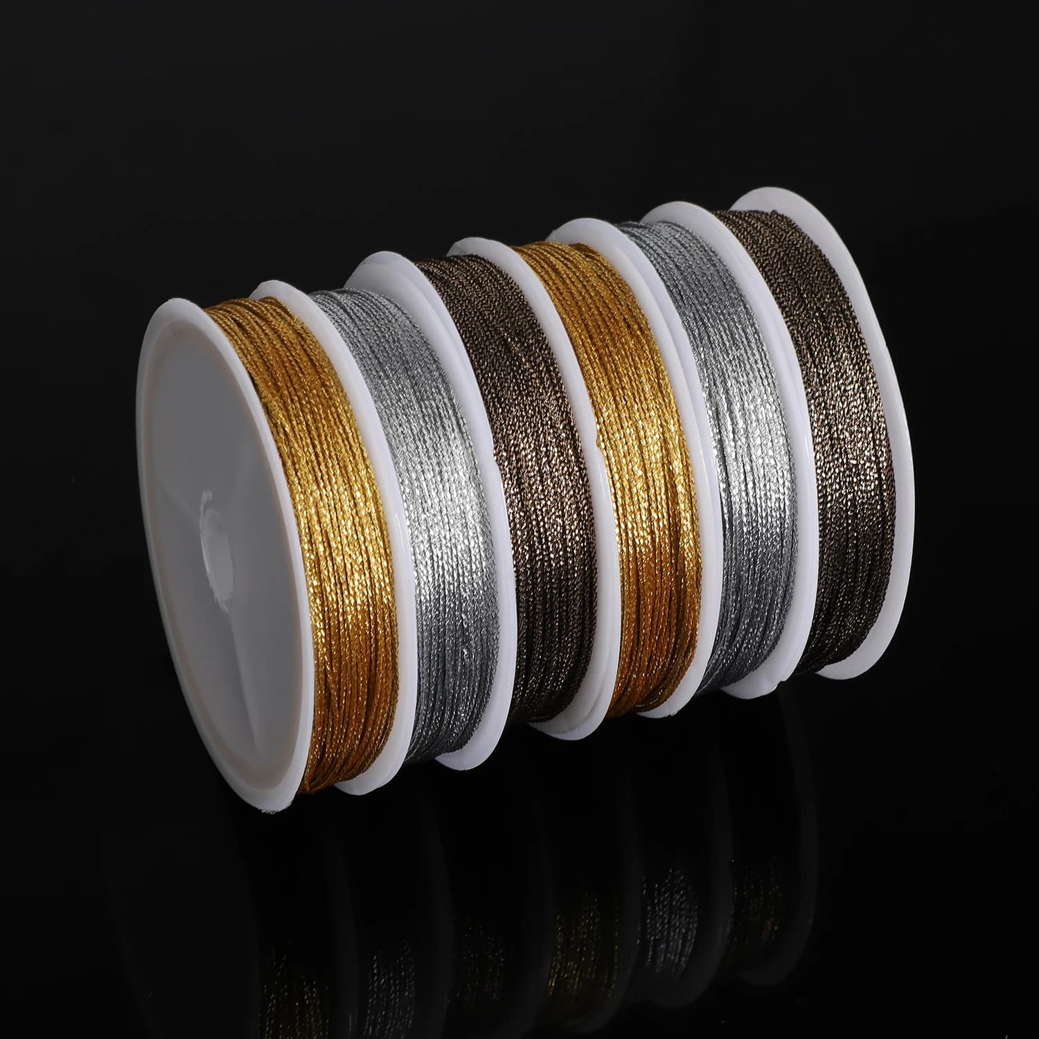 0.4mm 10M/Rotol Golden Thread/Silver Macrame Corda For Bracelet of Braided Necklace String FAI FROM YOU Nappe That Edge Jewelry Creation