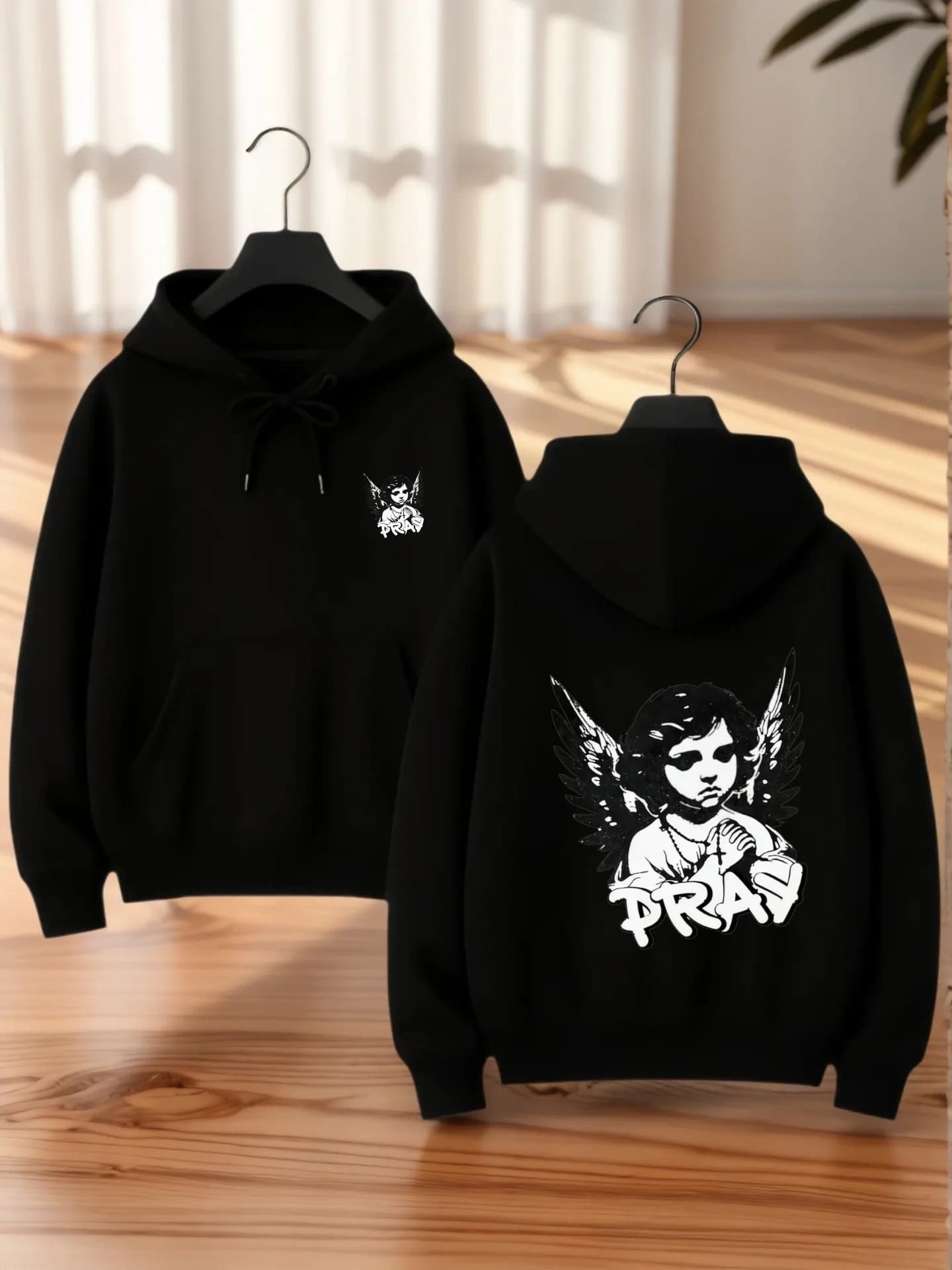 Felpa con cappuccio grafica con stampa a cuore da donna, stile estetico casual, tessuto morbido, abbigliamento casual quotidiano, per adolescenti