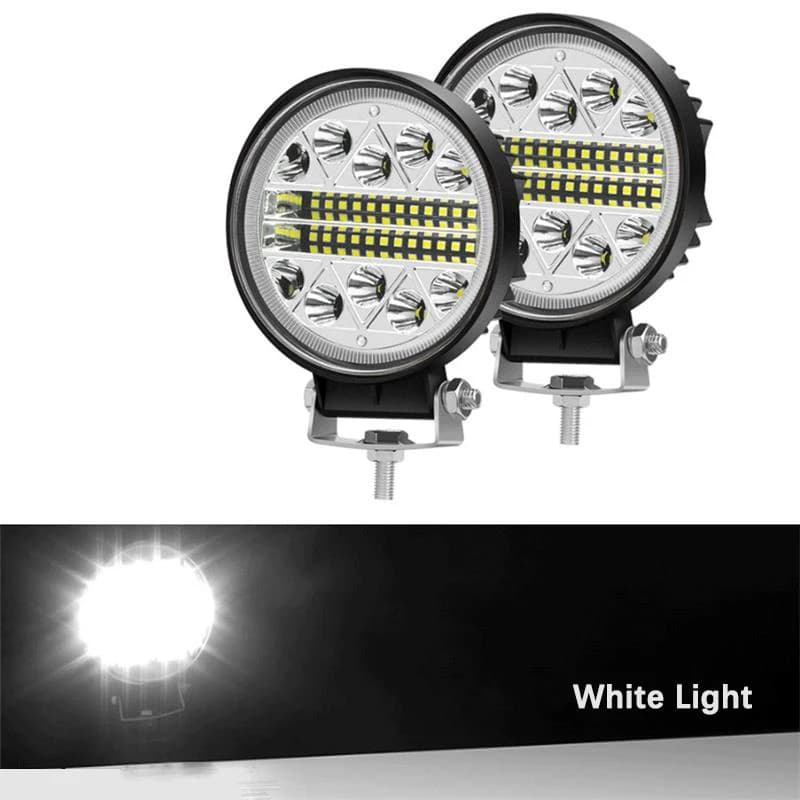 Barra Luminosa LED per Auto, Fari Spot e Flood 12V 24V, Luci di Guida e Fendinebbia per Fuoristrada, Camion, Barche, 4x4, ATV, SUV, Moto