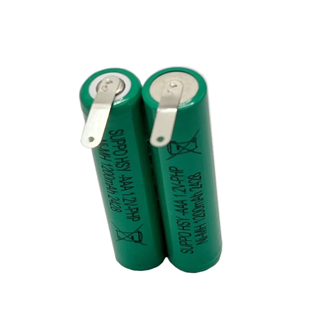 Batteria SUPPO Ni-MH HSY-AAA0.75-PHP da 2,4 V per spazzolino sonico Waterpik 900 Sensonic Plus SR-3000 Sensonic Plus SR-3000E BK-4MCCE