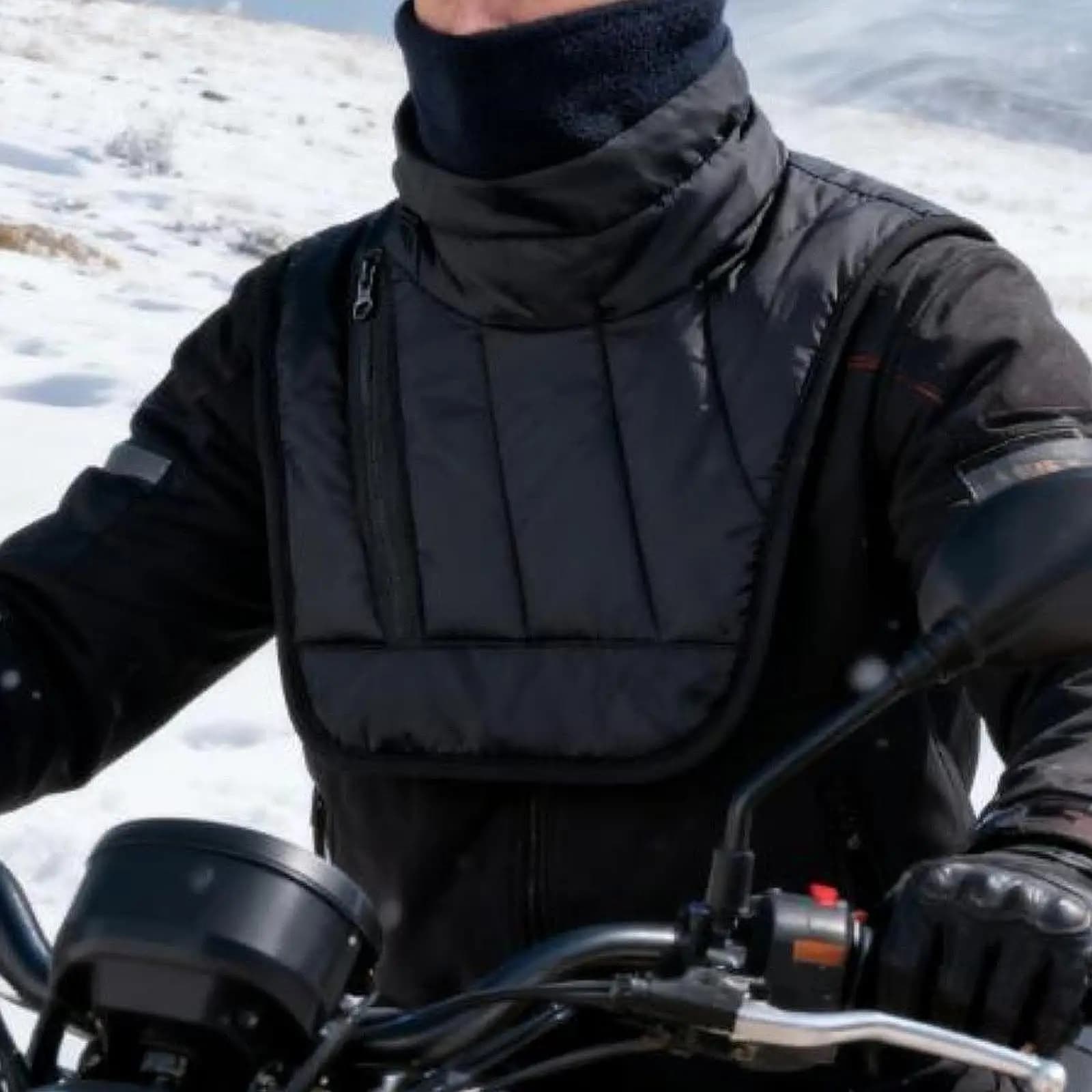 Ghetta per il collo e scaldacollo in pile spesso per l'inverno per lo sci in moto Maschera per il viso morbida e calda antivento per la stagione fredda