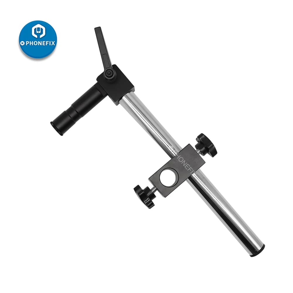 Diametro 25mm supporto per braccio resistente braccio universale per microscopio staffa rotante a 360 ° per supporto da tavolo per microscopio Stereo industriale
