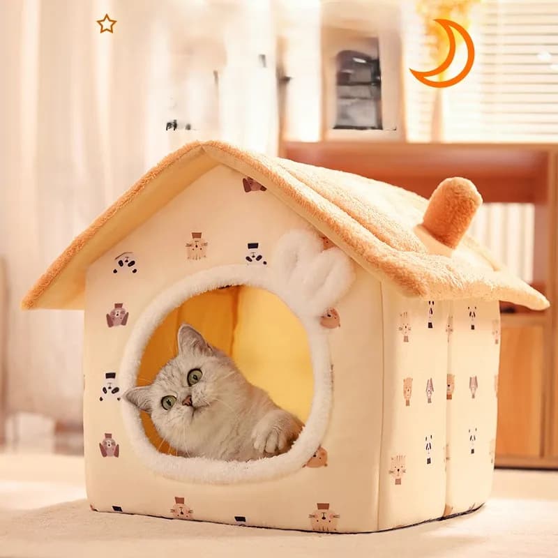 Cucce per Cani e Gatti, Tappetini Rinfrescanti in Pile Ovali, Resistenti all'Acqua, Pieghevoli, per Interni ed Esterni, Nidi Invernali di Medie Dimensioni, Portatili e Resistenti alle Intemperie