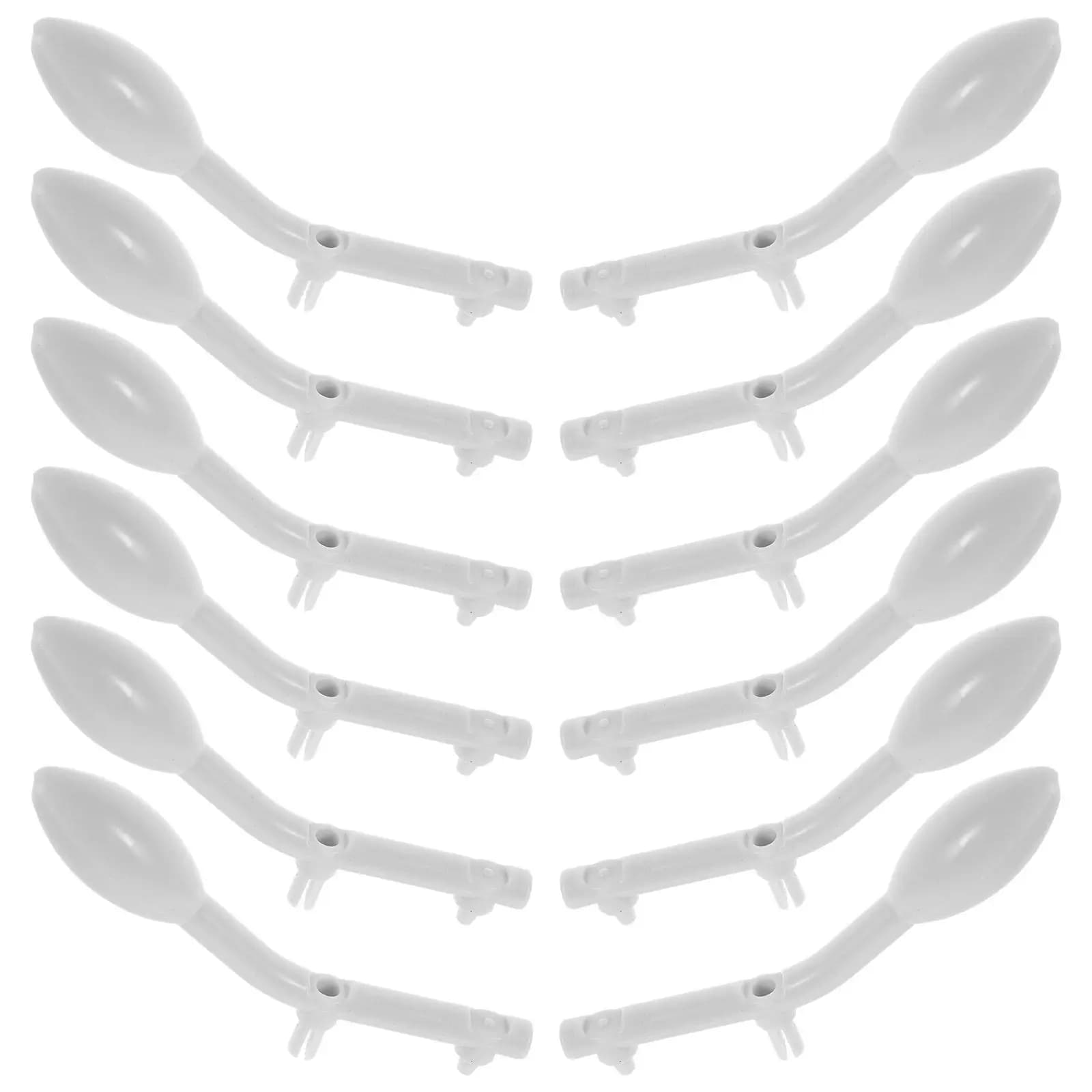 Set di 12 Ganci Appendiabiti Salvaspazio in Plastica Multiuso per Armadio, Corridoio, Ingresso, per Appendere Cappelli, Sciarpe e Accessori