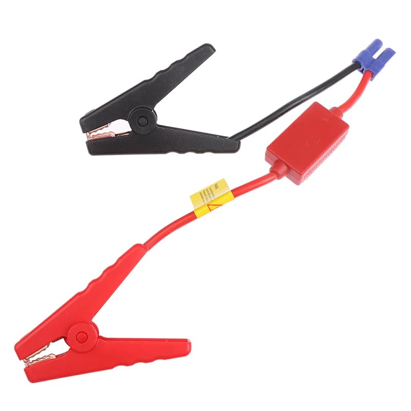Cavo ponticello Connettore EC5 Morsetto a coccodrillo Batteria booster per avviamento di emergenza per auto