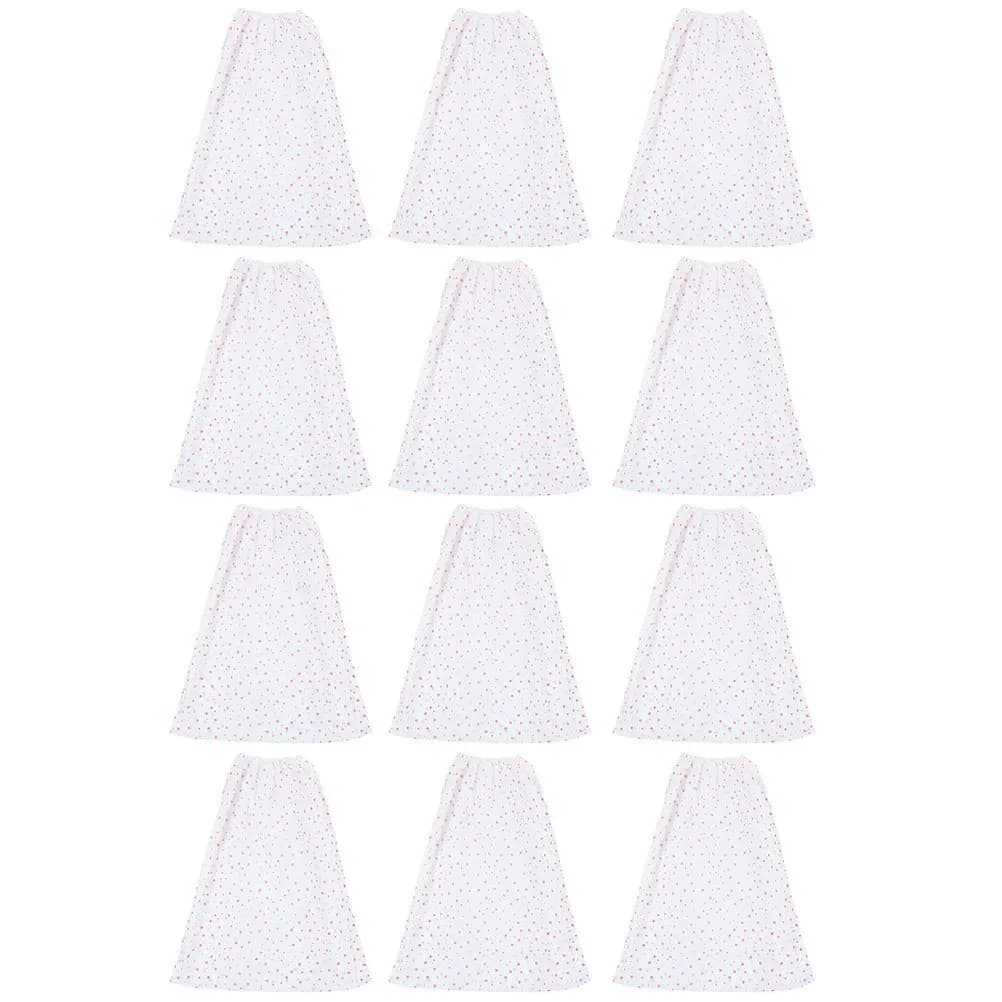 12 Pezzi Gonne da Bagno Monouso Spesse in Tessuto Non Tessuto per Spa, Salone, Sauna, Accappatoi Monouso per Doccia, Gonne da Bagno per Donna