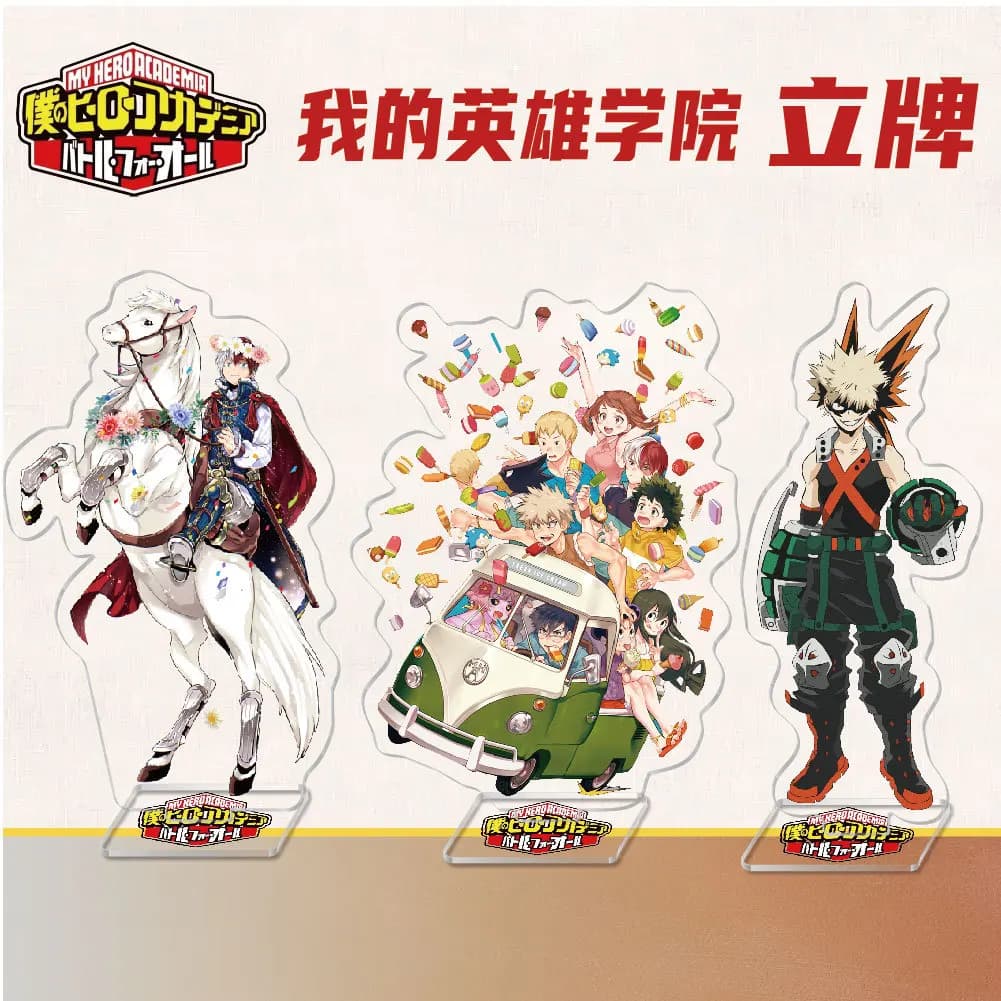My Hero Academia Acrylic Stand Anime Boku No Hero Academia Figures Manga Figurines Garage Kits Miniatures Model Toy GK Ornaments