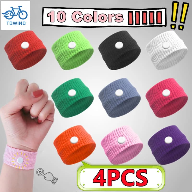 4/2/1PC Braccialetti di sicurezza sportiva Supporto per il polso Mal di mare Anti mal di movimento Cinturini da polso di sicurezza Polsino anti nausea