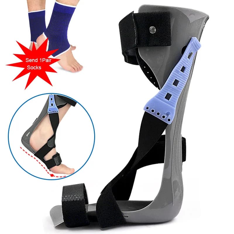 Regolabile AFO piede Drop Brace caviglia piede ortesi medico Afo camminare con scarpe per corsa emiplegia supporto del piede