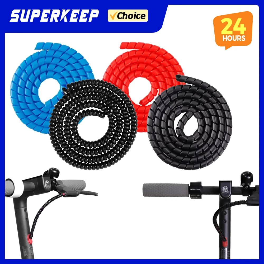 Line Protector for Ninebot ZT3 Pro Max G3 for Kukirin G2 for INOKIM OXO for Xiaomi Mi5 Mi6 Scooter 1M Tube Winding Accessories