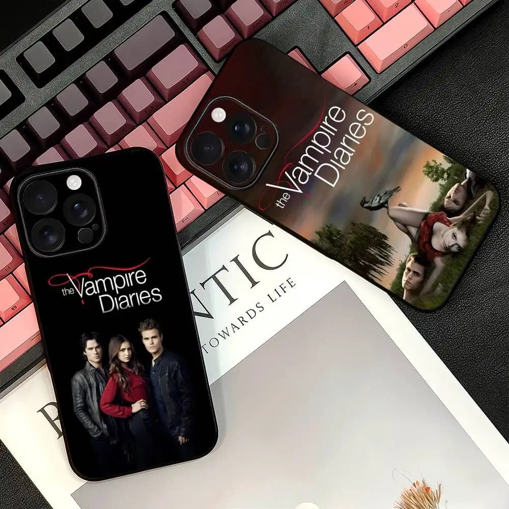 Hot The V-Vampires D-Diaries Custodia per telefono per IPhone 16 15 14 13 12 11 PRO MAX PLUS Mini TPU Custodia morbida per la pelle
