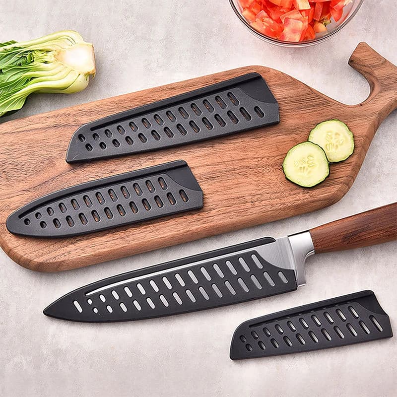 Kitchen Knife Sheet Covers for black plastic knives Protective cover for knife blade Protective edge protections Fruit bag Pane Chef knife tool