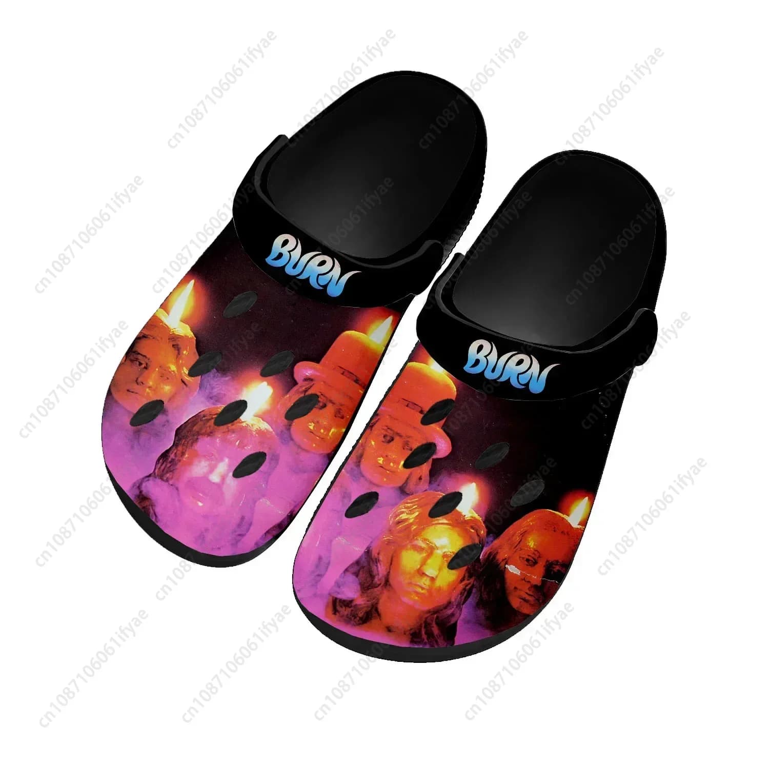 Deep Purple Heavy Metal Rock Band Home Clogs Custom Water Shoes Mens Womens Teenager Shoes Clog Breathable Beach Hole Slippers