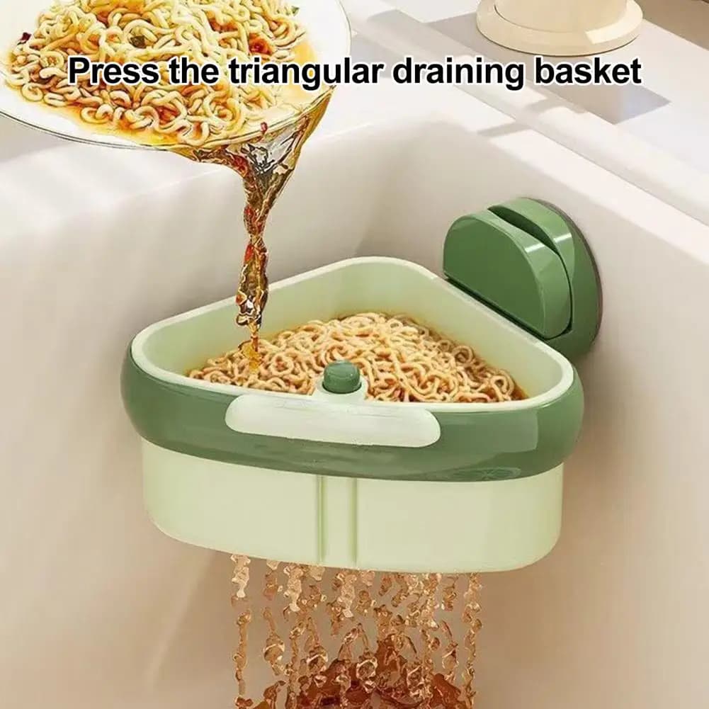 Raccoglitore di rifiuti da cucina Lavello Cestello di scarico Rubinetto Appeso Sacchetto filtro Cestello di scarico automatico regolabile Lavello Spugna Rack