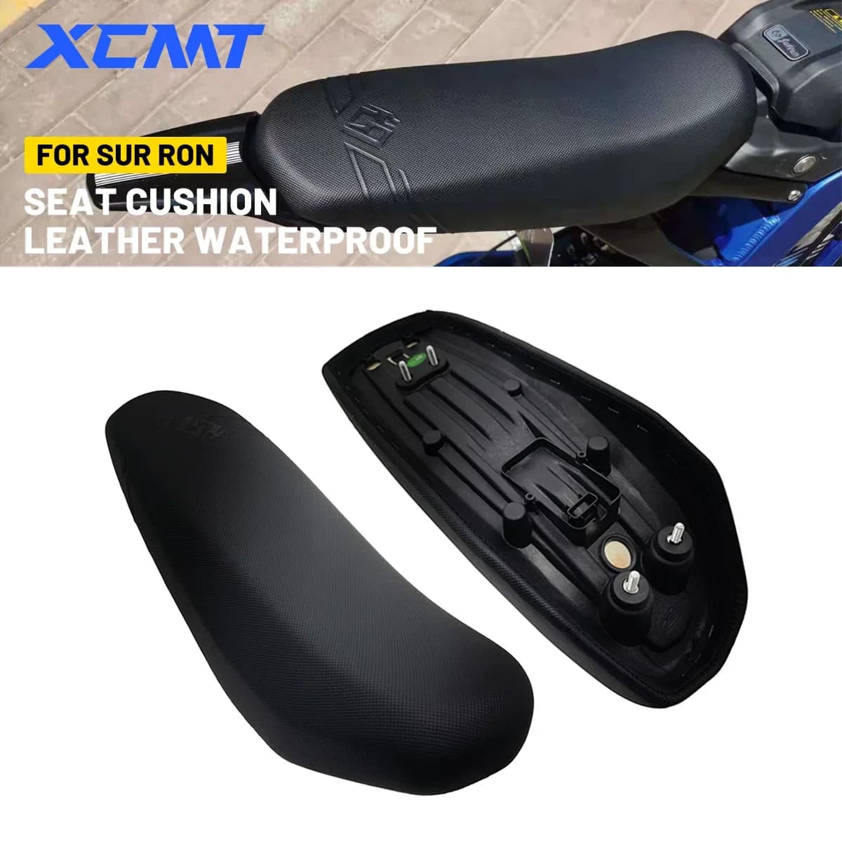 Cuscino per sedile moto in pelle impermeabile per SUR-RON Light Bee X S Accessori per bici fuoristrada Coprisedile di ricambio
