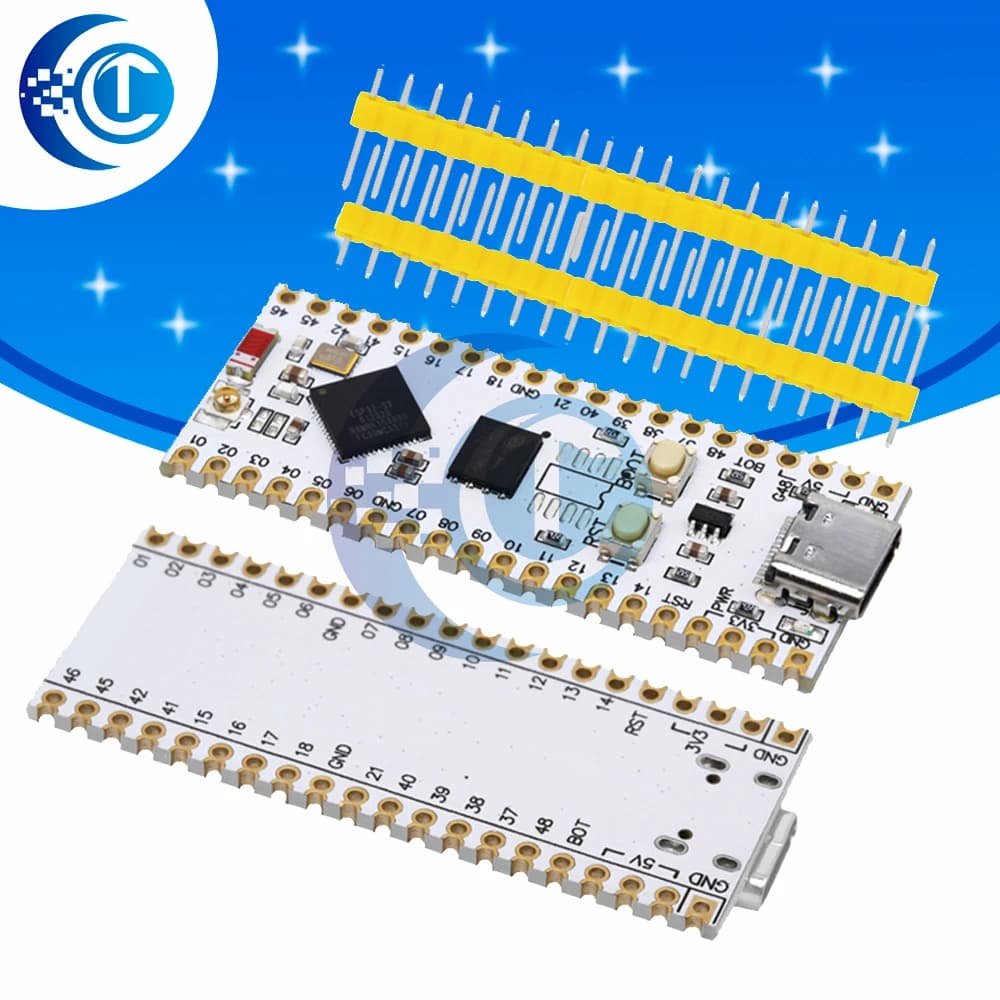 ESP32-S3 NANO WIFI Scheda di sviluppo Bluetooth Tipo C Modulo ESP32-S3-N16R8 Antenna integrata esterna 16M SPI FLASH 8M PSRAM