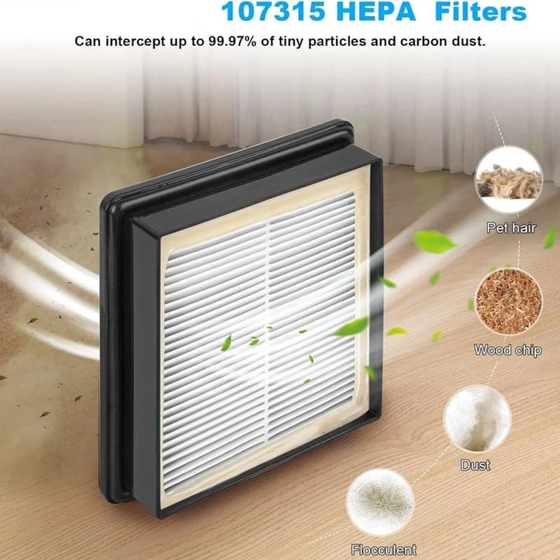 8 filtri HEPA 107315 per parti di ricambio Super Pro 6/Super Pro 10/GoFree/6 【A73 AcePro】