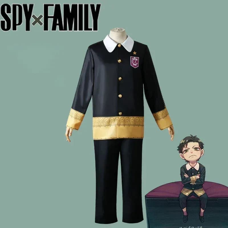 Damian Desmond Cosplay Adult Baby Costume Anime Spy Family Suit Outfit Uniform
