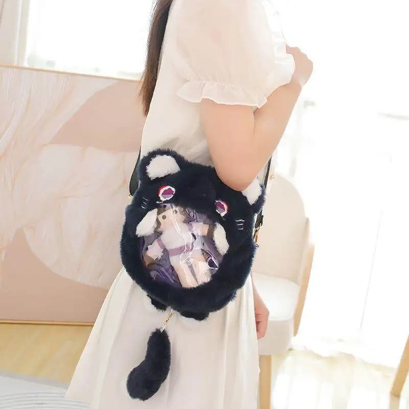 Borsa Cosplay Genshin Impact Wanderer 30cm, Borsa Portaoggetti in PVC, Zaino e Borsa a Tracolla Decorativa, Regalo di Compleanno