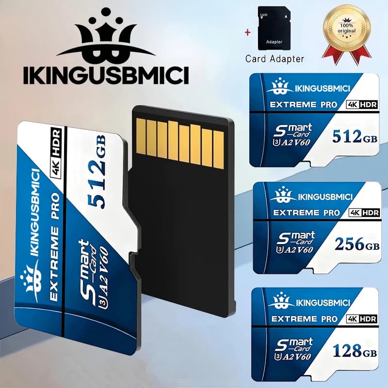Micro TF SD Card TF Cards Memory Card SD Cards 256GB 64GB 512GB 128GB Ultra HD Full HD U1 for Dash Cam Smartphone PC Smartphone