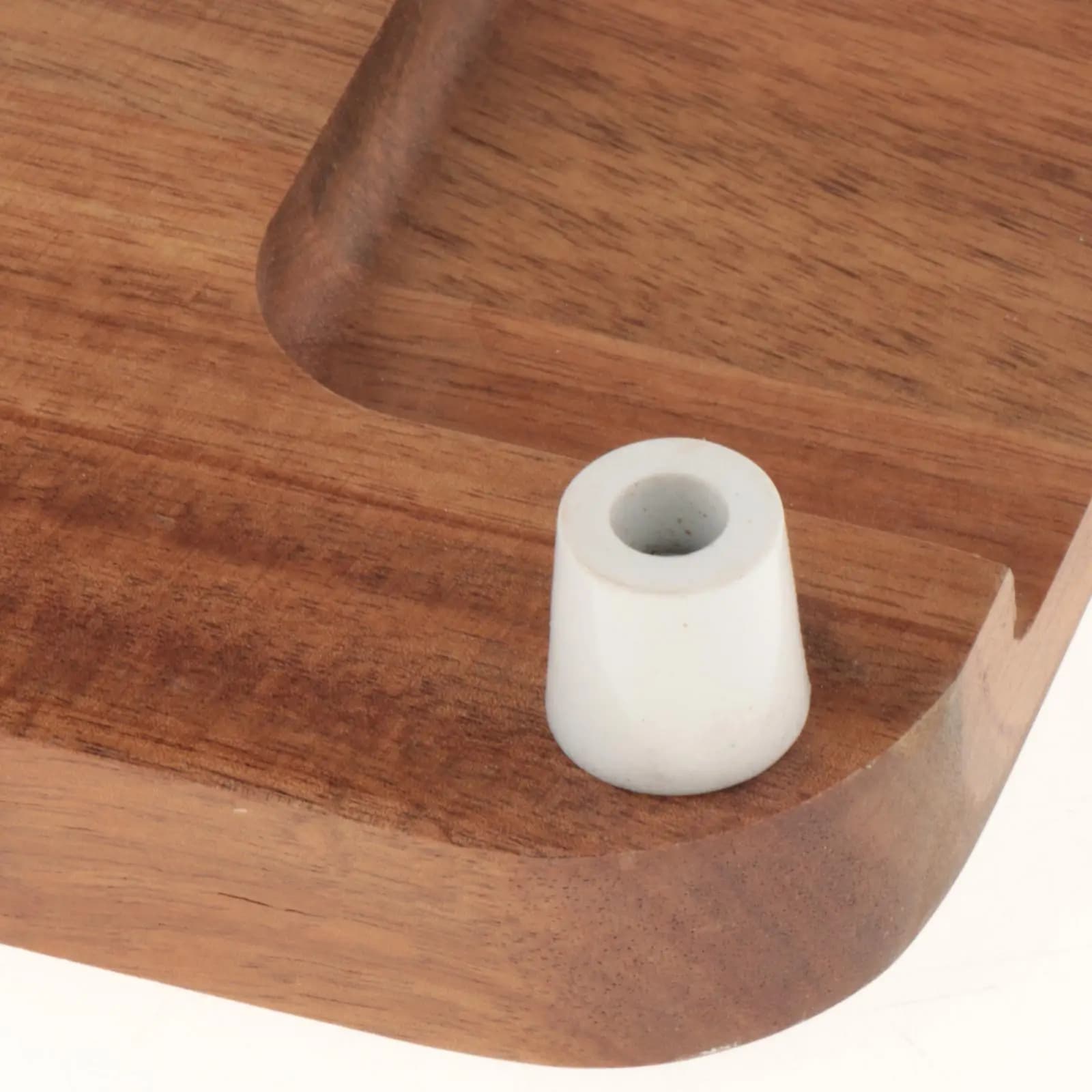 Spiked Acacia Chopping Board Easy Clean Adaptive Kitchen Board for Elderly Disabled and Single Hand Use Scenario