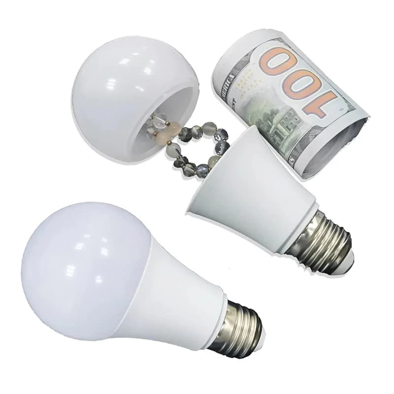 Sight Secret Light Bulb Home Diversion Stash Can Hiding Private Money Box Secret Hidden Storage Bulb Compartment Safe Container