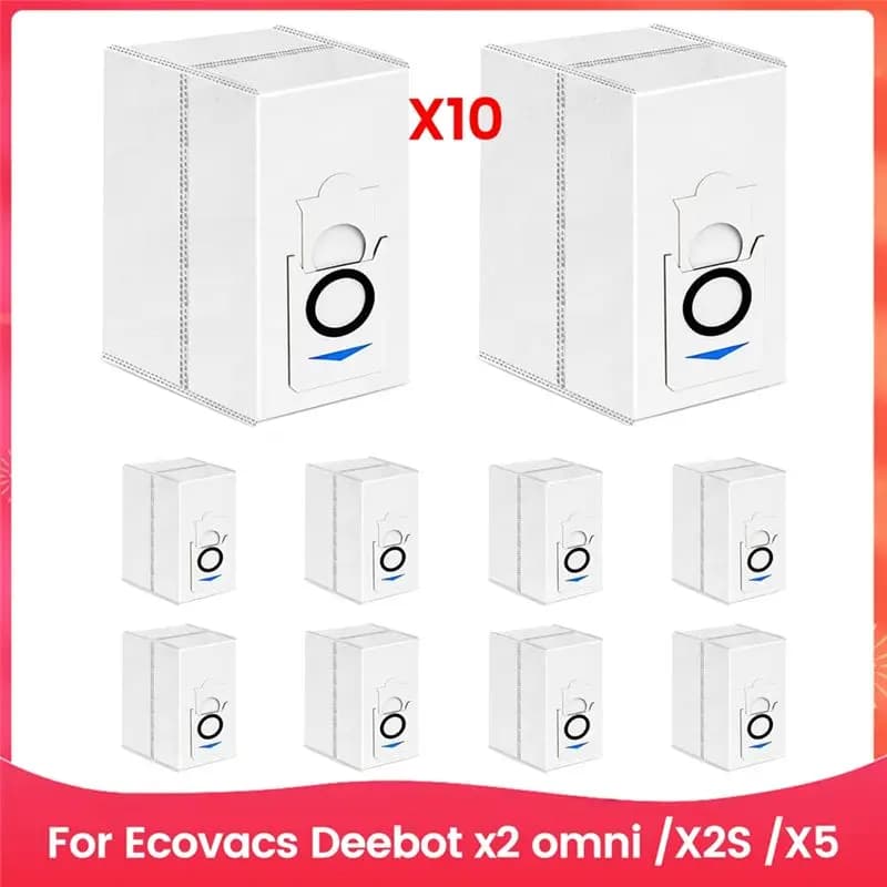 Sacchetti per aspirapolvere A24F per Ecovacs Deebot X2 Omni /X2S /X5, accessori e parti di ricambio per sacchetti per aspirapolvere