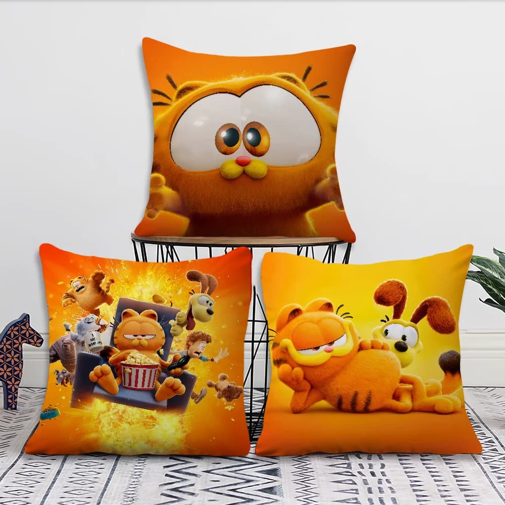 Comfortable pillow lining soft pillow for cute sofa Living room G-GarfieldS Cartoon Office Decor Protective cover