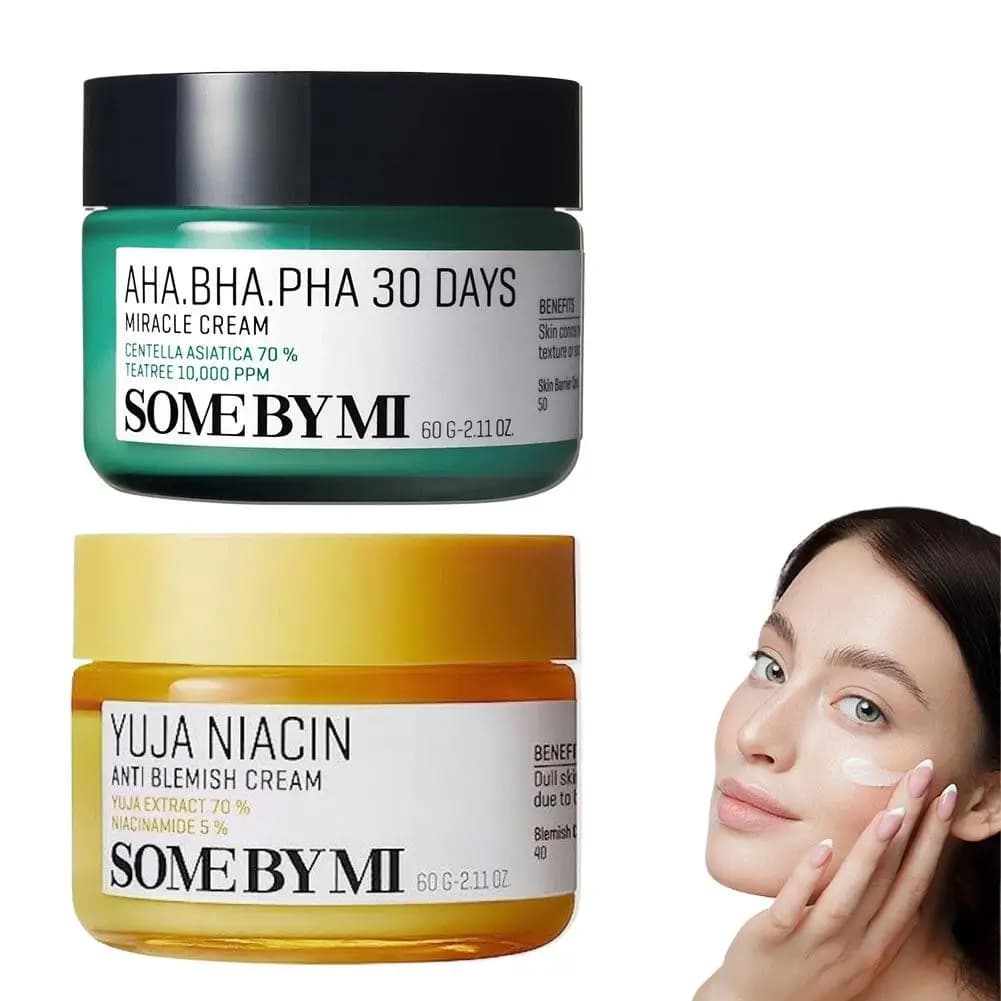 Korean SOME BY MI AHA BHA PHA 30 days Miracle Cream Delicate exfoliating Deep Moisturizing Cream Improves Opaque Skin Control Skin Care