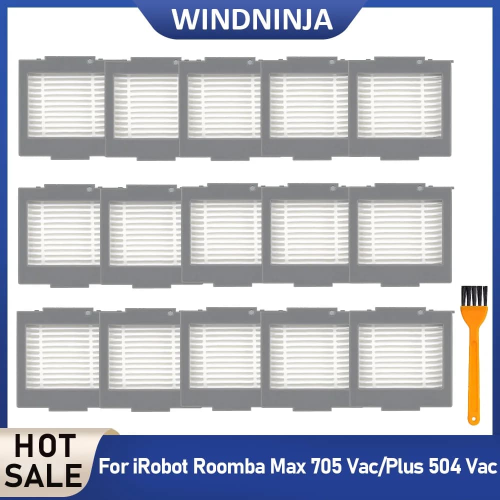 Parti di ricambio per iRobot Roomba Plus 504 Vac Roomba Max 705 Vac Robot Aspirapolvere con filtro Hepa e accessori spazzola