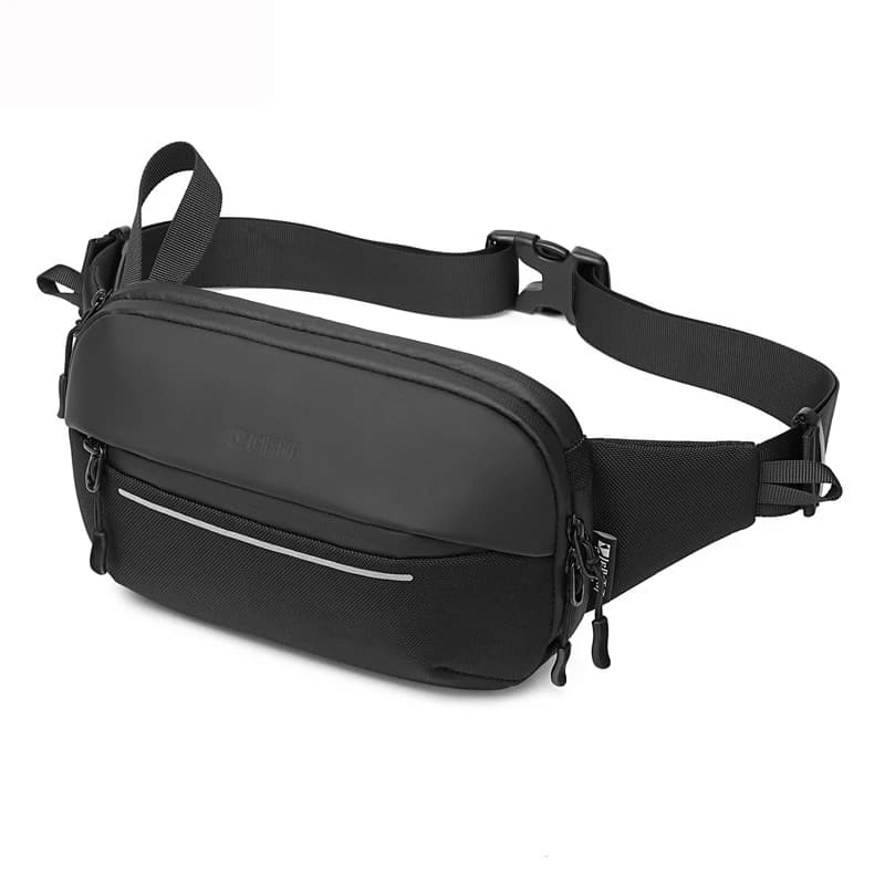Men's expandable multifunction shoulder bag, waterproof, travel, shoulder strap, messenger, chest, for men