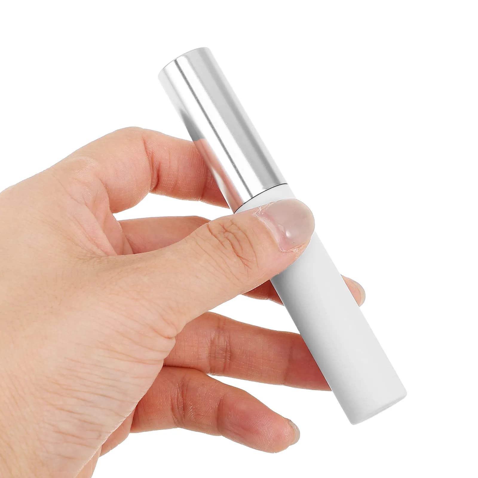 8Pcs Eyelash Empty Tubes Matte Silver Refillable Lash Wand Tubes Mini Mascara Bottles Leakproof Eyeliner Lip Gloss Travel