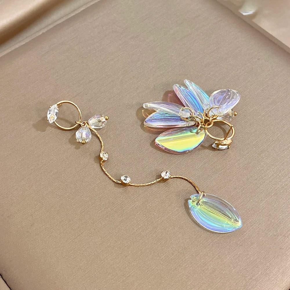 AENSOA Candy Color Seed Beaded Knot Stud Earrings for Women Girls Tricolor Handmade Braided Round Earrings Summer Beach Jewelry