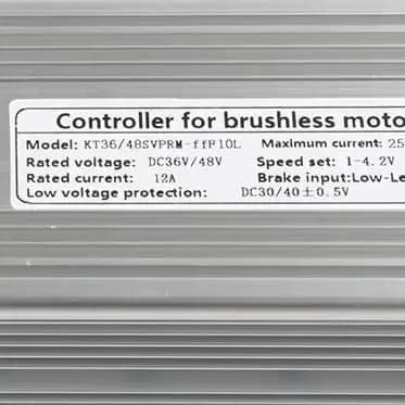Controller brushless per bici elettrica 36V/48V 25A 750W per parti KT con cavo 1T5, accessori per biciclette elettriche