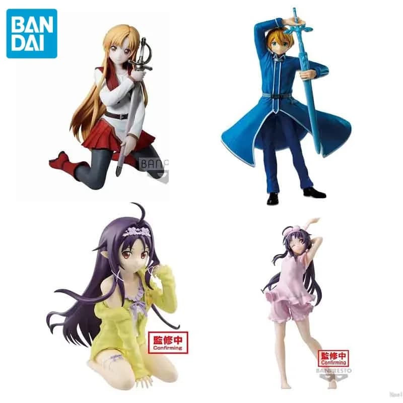 Originale Bandai Spada Arte Online Konno Yuuki Eugeo Yuuki Asuna Anime Action Figures Raccogliere Ornamenti Figura Modello Giocattoli PVC