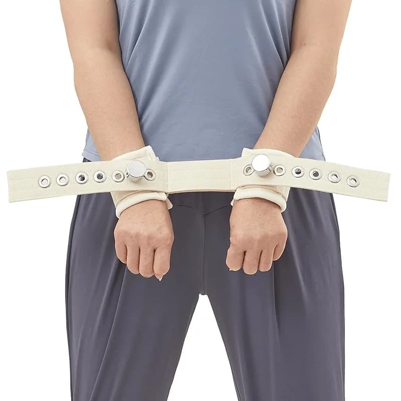Cinturino di ritenuta per magnetron da polso con mani in piedi resistente al taglio per la casa di cura psichiatrica del paziente manico