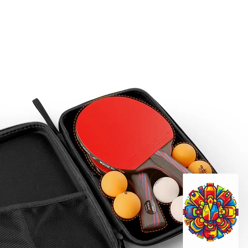 Waterproof EVA Ping Pong Rack Housing with Zip Pocket 290x195x50mm