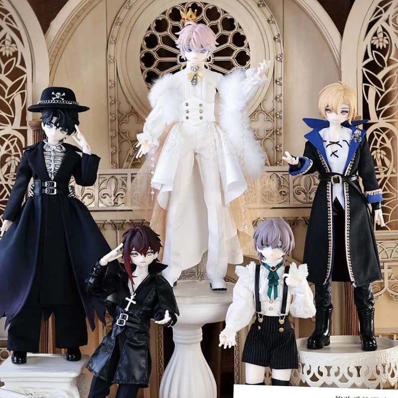 Bjd Articulated Action Figure Eternal Night Scar 1/6 Scale Young Master Blind Box Collectible Trendy Toy Desktop Ornament