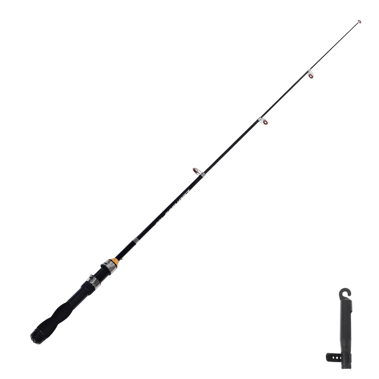 Canna da pesca telescopica da 7 piedi in fibra di carbonio portatile per acqua salata, ideale per viaggi in mare e backpacking, compatta e leggera