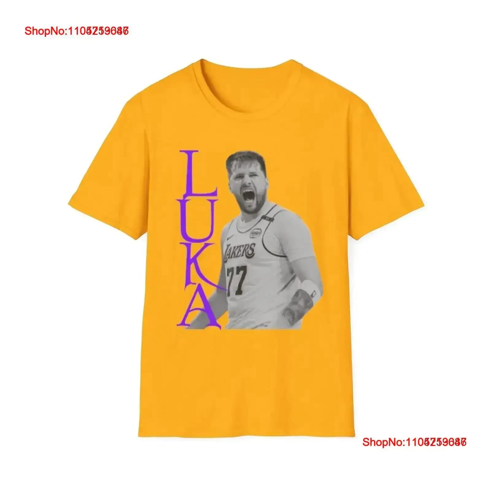 Luka T-shirt inspiration Sportswear for men vintage washed Elegant breathable Slightly Top to wear everyday