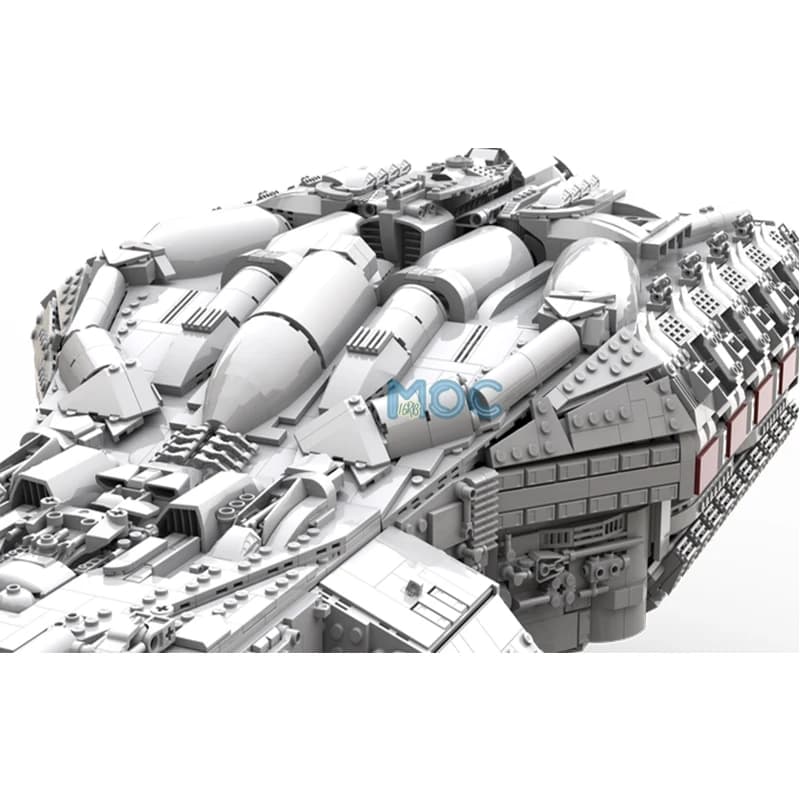 Blocchi da Costruzione MOC Modello Battlestar Galactica, Mattoncini Spaziali Fai-da-Te, Giocattolo Educativo Creativo da Assemblare, Collezione Espositiva, Regalo, 23729 Pezzi