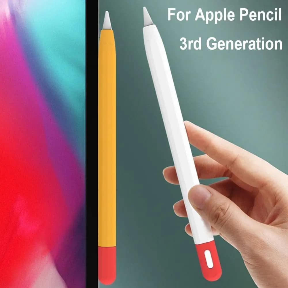 Custodia protettiva per stilo per tablet Custodia protettiva antiurto antiscivolo USB-C Touch Pen Custodia ergonomica semplice per Apple Pencil di terza generazione