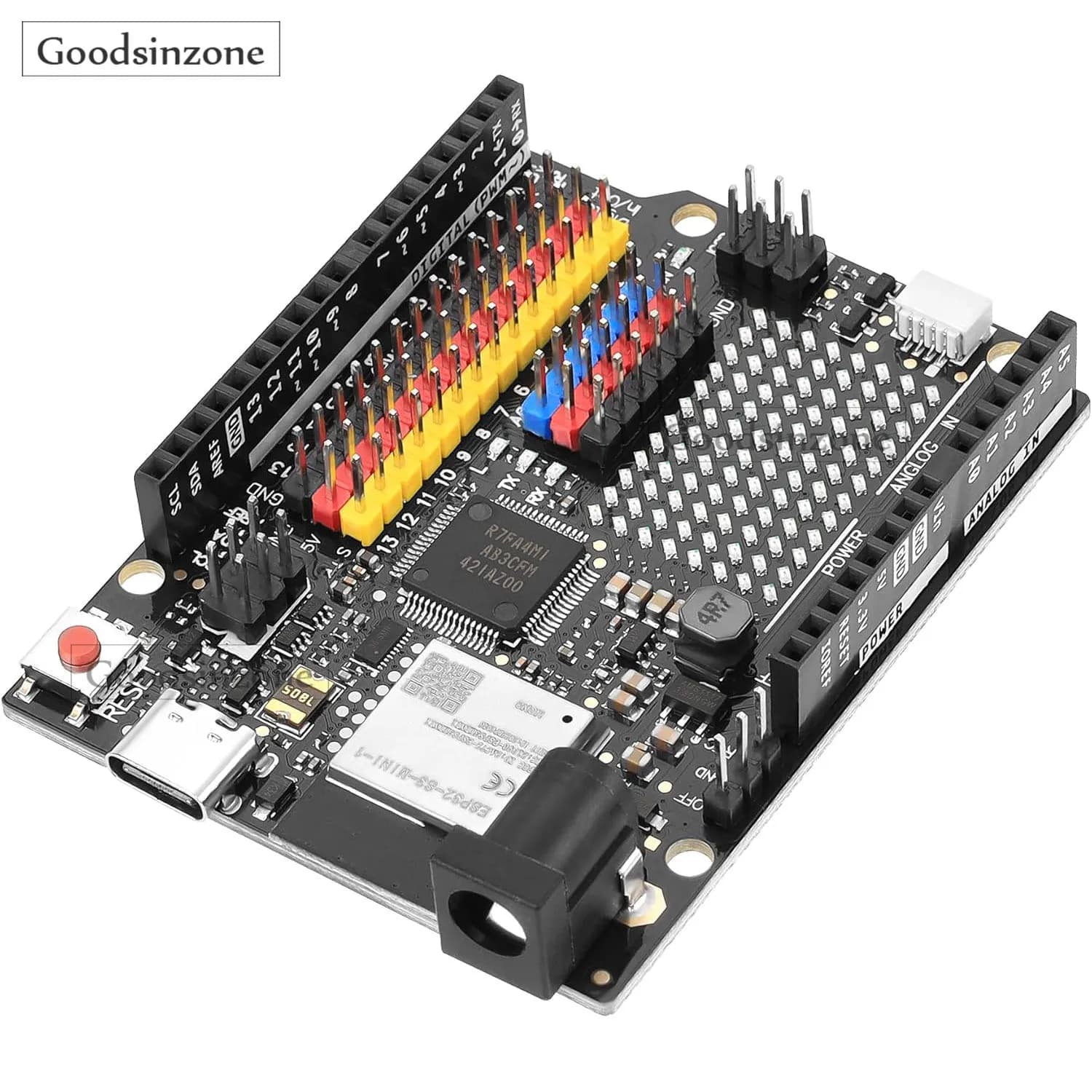 UNO R4 Minima for Arduino, motherboard programming controller USB-C ESP32-S3-MINI, 12x8 LED