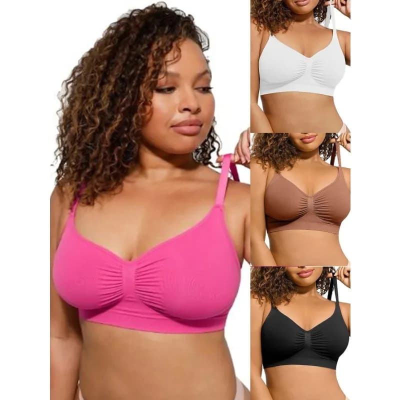 A Set Tight Yoga Bra Quick Drying Shock Absorption Wearing Outside Wireless Chest Support Buffer Shoulder Sport Underwear Us New