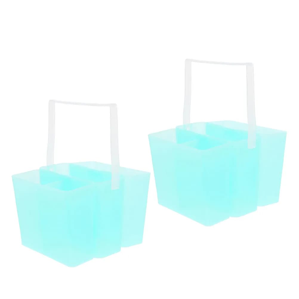 2Pcs Paint Brush Cleaner Multifunction Detachable Portable Wash Bucket for Acrylic Watercolor Painting Supplies Art Studio Use