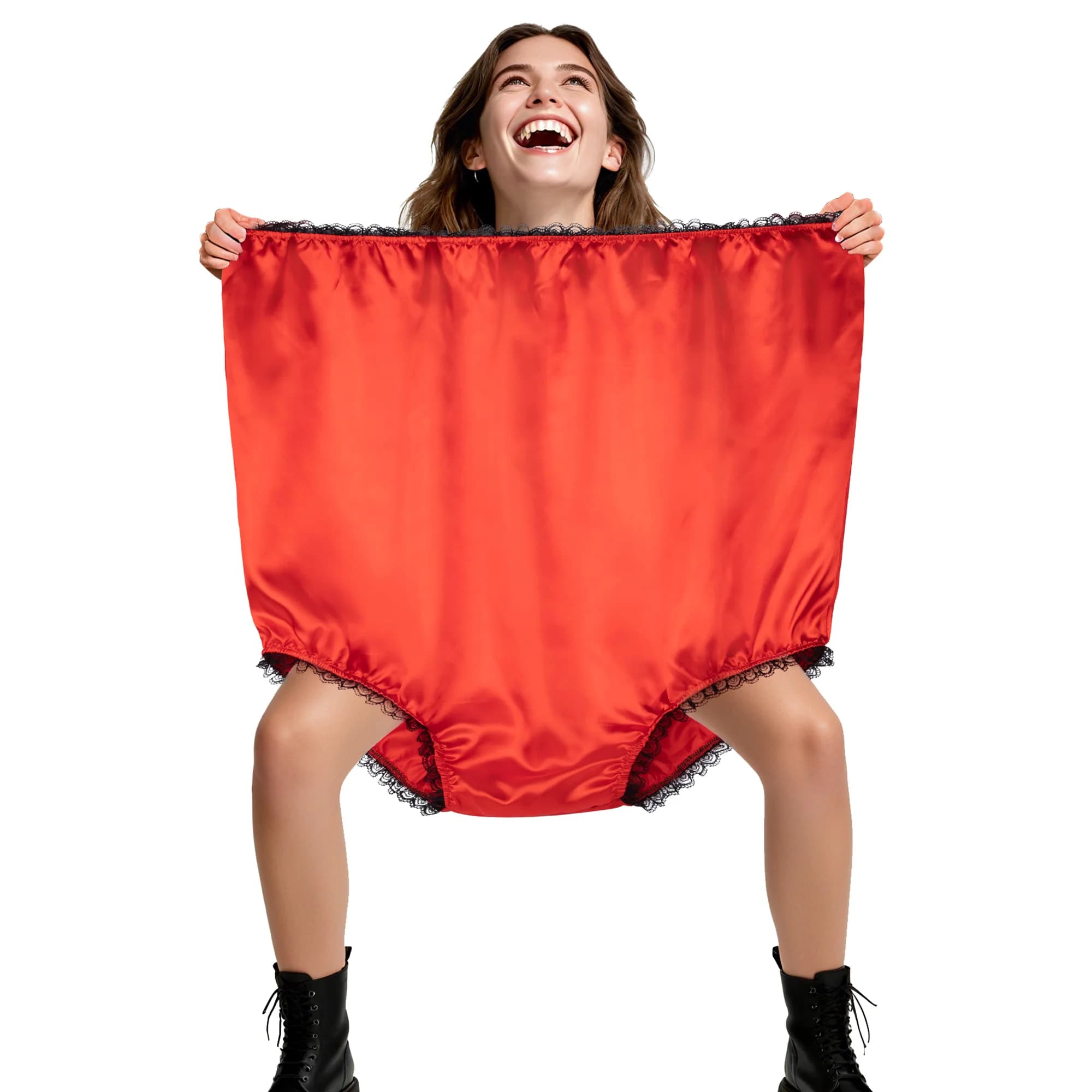 Granny Panties Gag Gifts for Funny Adult Women, Hilarious Novelty Giant Underwear for White Elephant Gifts Bachelorette Party