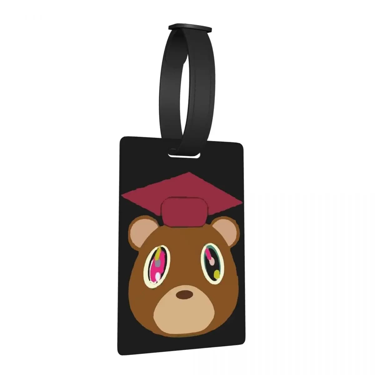 Kanye West Dropout Bear Chicago Etichette per bagagli vintage per laurea Moda da viaggio Etichetta per imbarco per bagagli Porta etichette ID Nome Indirizzo