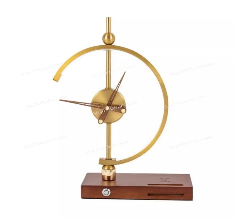 Lampada da Scrivania Intelligente Dimmerabile con Orologio, Regalo Moderno di Lusso Creativo