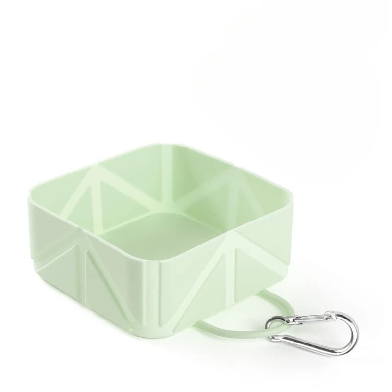 Ciotola pieghevole in silicone per animali domestici, portatile, per gatti e cani, per viaggi, campeggio, cibo e acqua.