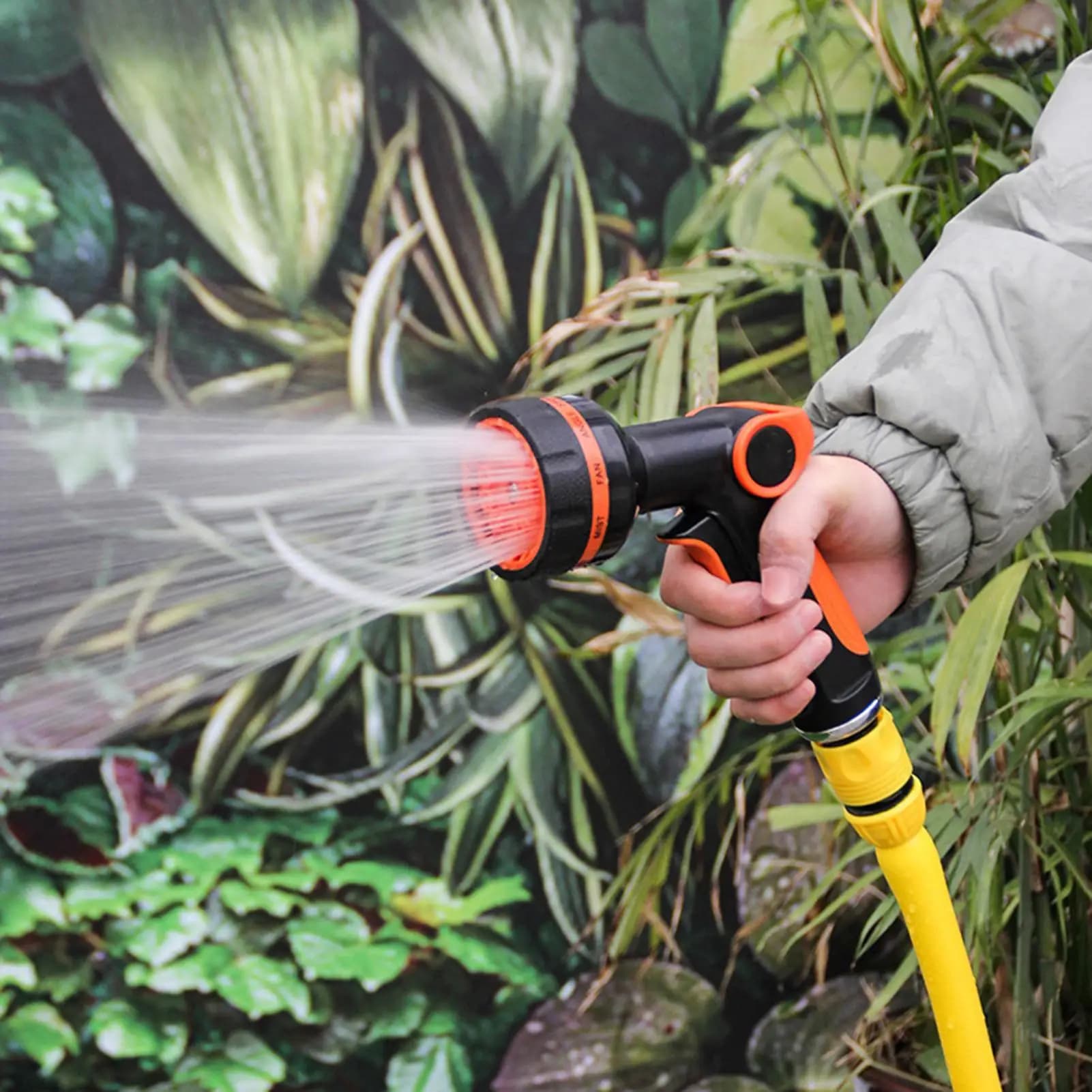 Water spray gun with adjustable pipe, for car wash, garden, portable, high pressure, water jet nozzle 5 models